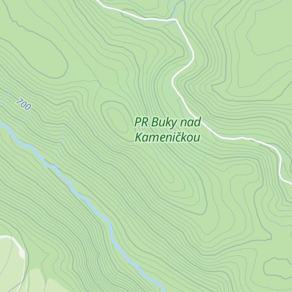 Map of Skleněný vrch [Blatno-Bečov]