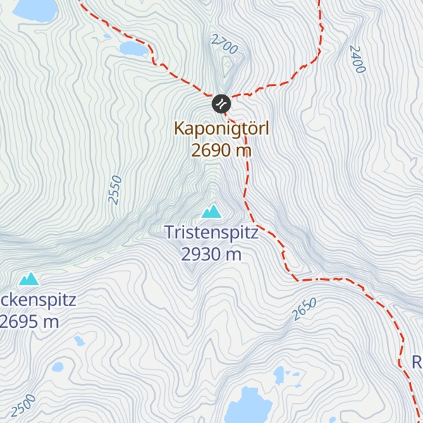 Map of Tristenspitz