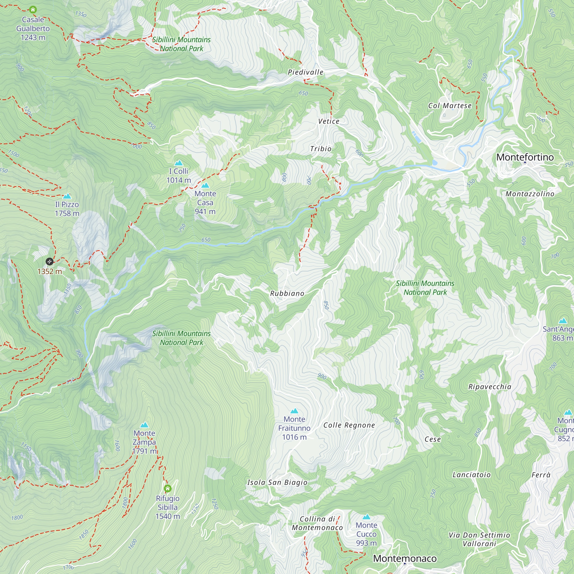 Rifugio Rubbiano map