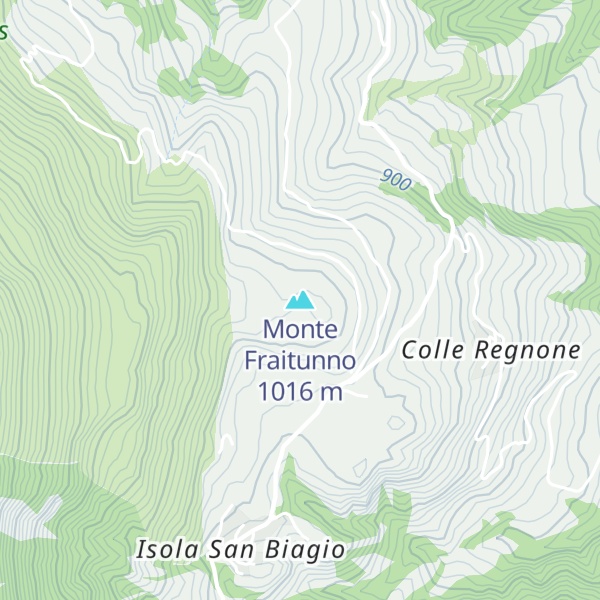 Map of Monte Fraitunno