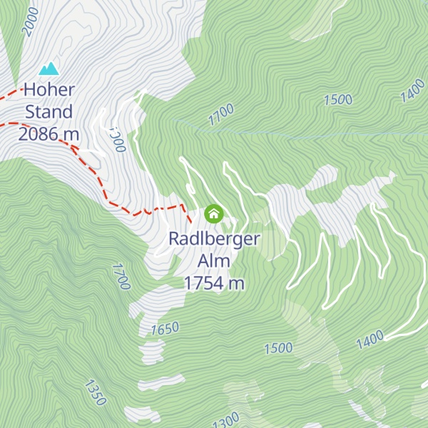 Map of Radlberger Alm