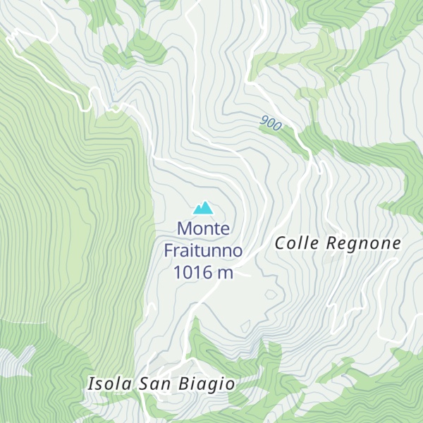 Map of Colle Regnono