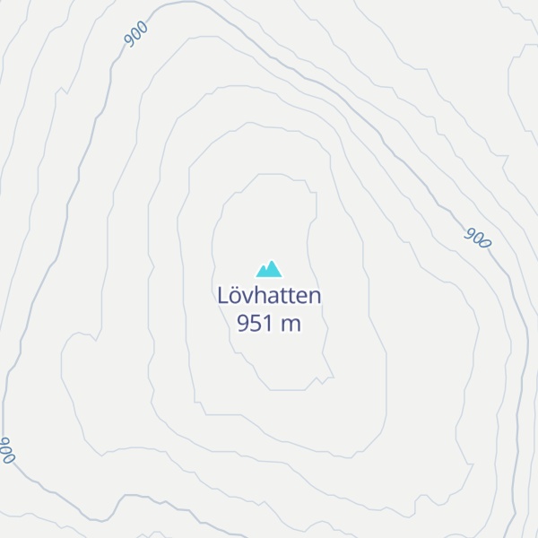 Map of Lövhatten