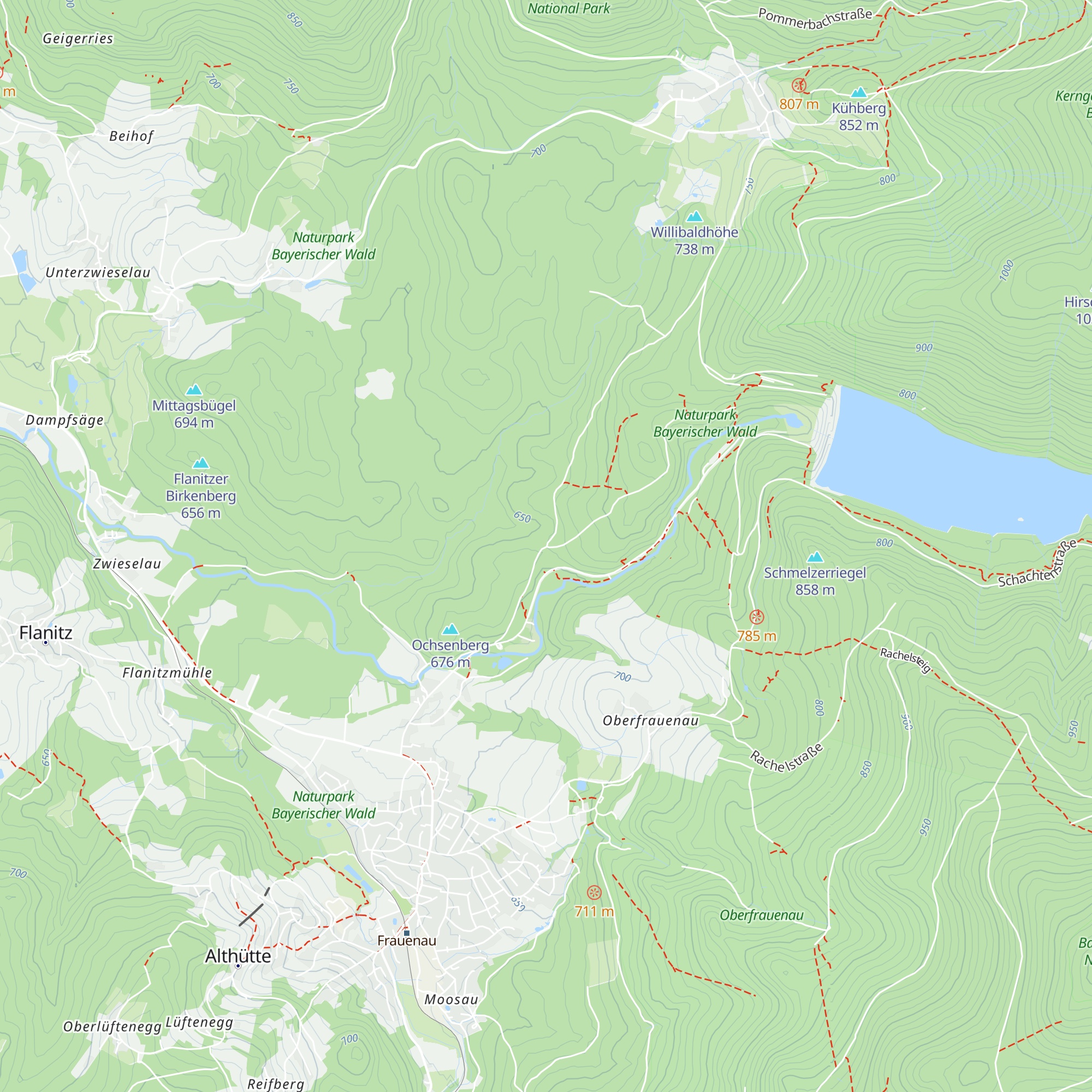 Wetterschutzhütte map