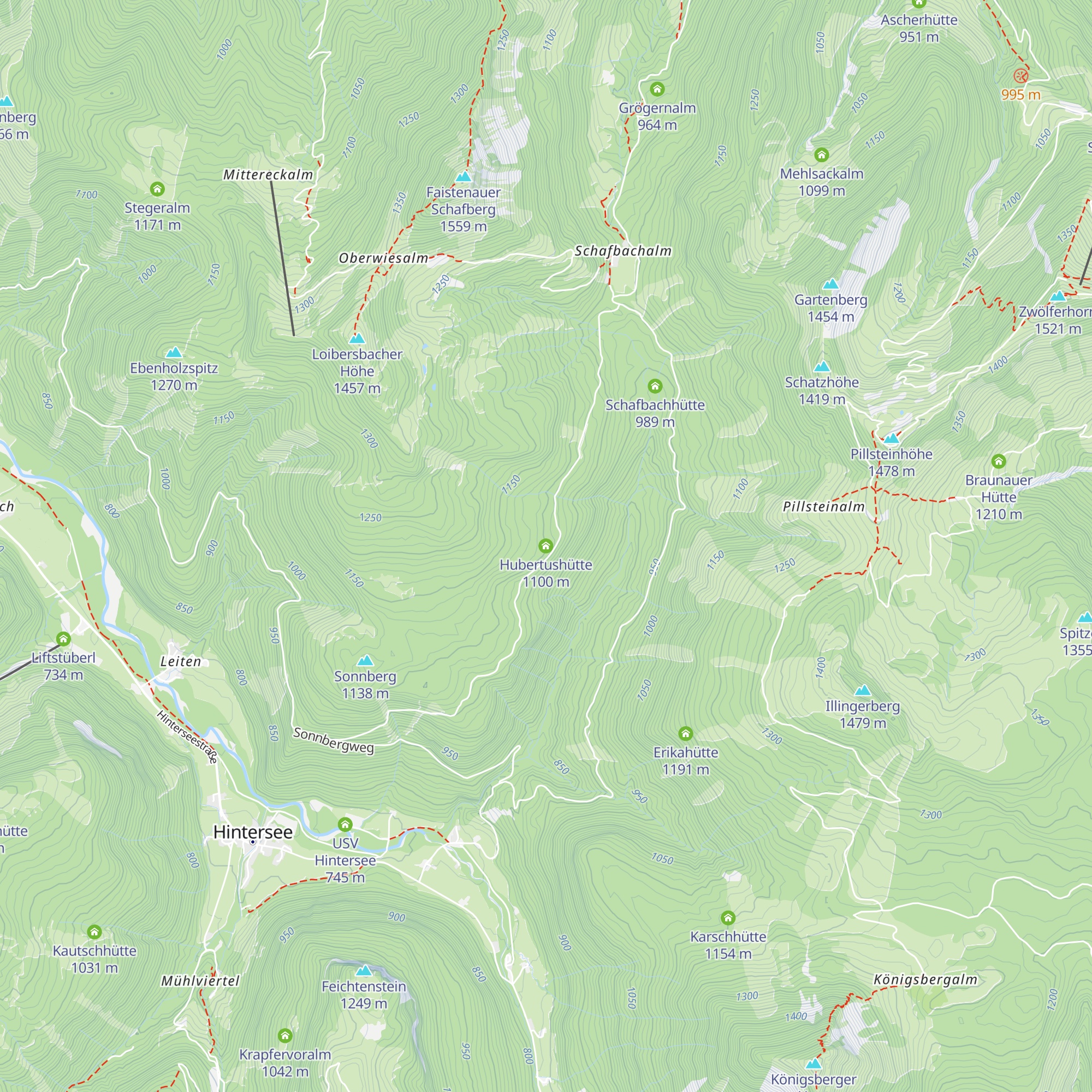 Hubertushütte map
