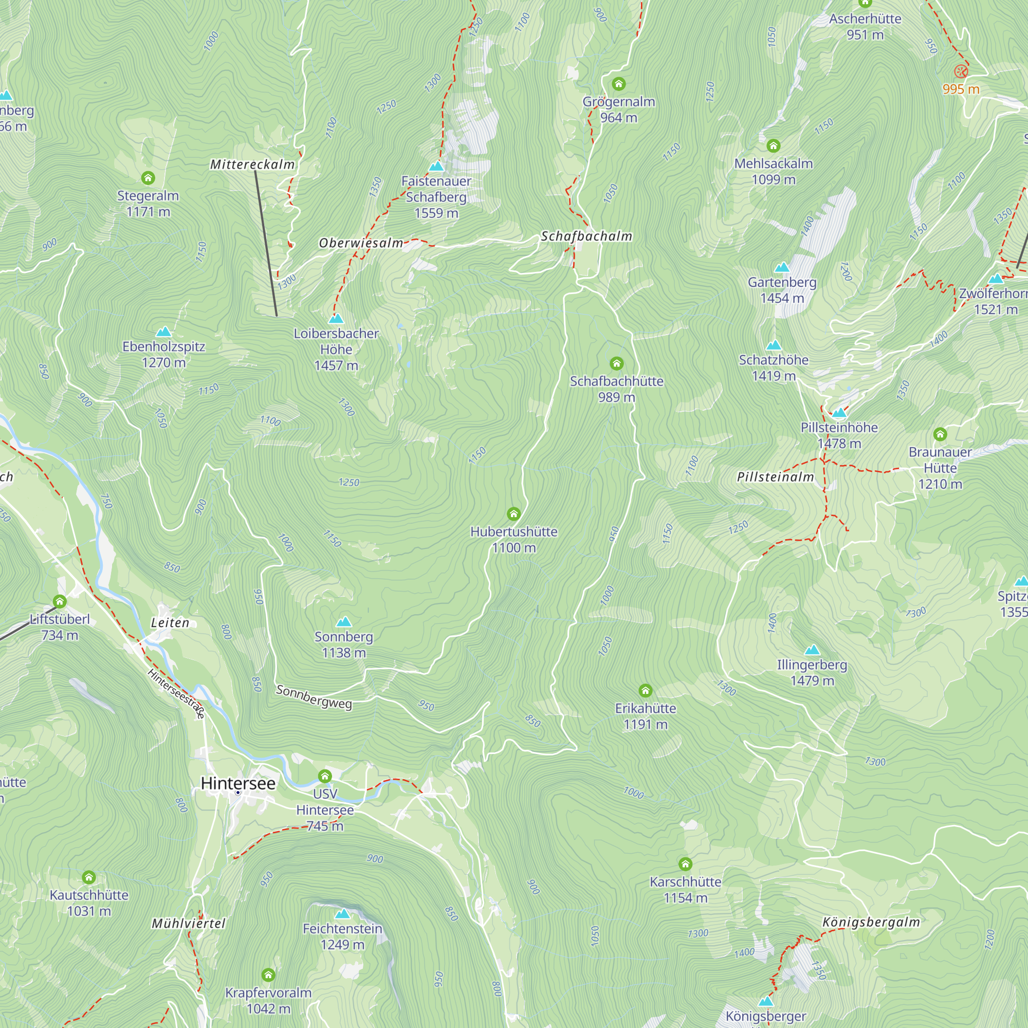 Hubertushütte map