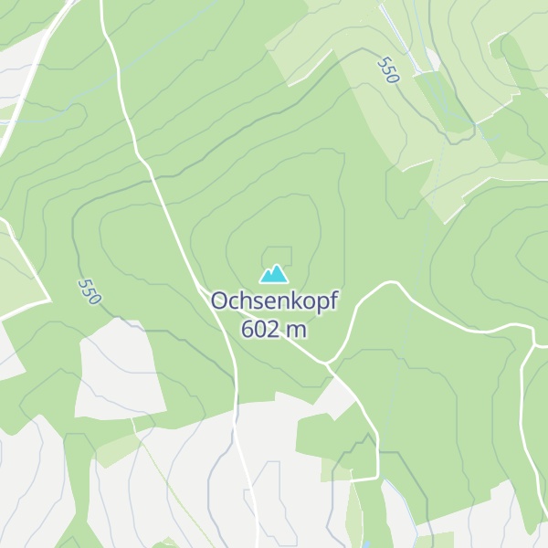 Map of Ochsenkopf