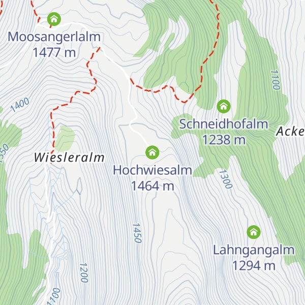 Map of Hochwiesalm