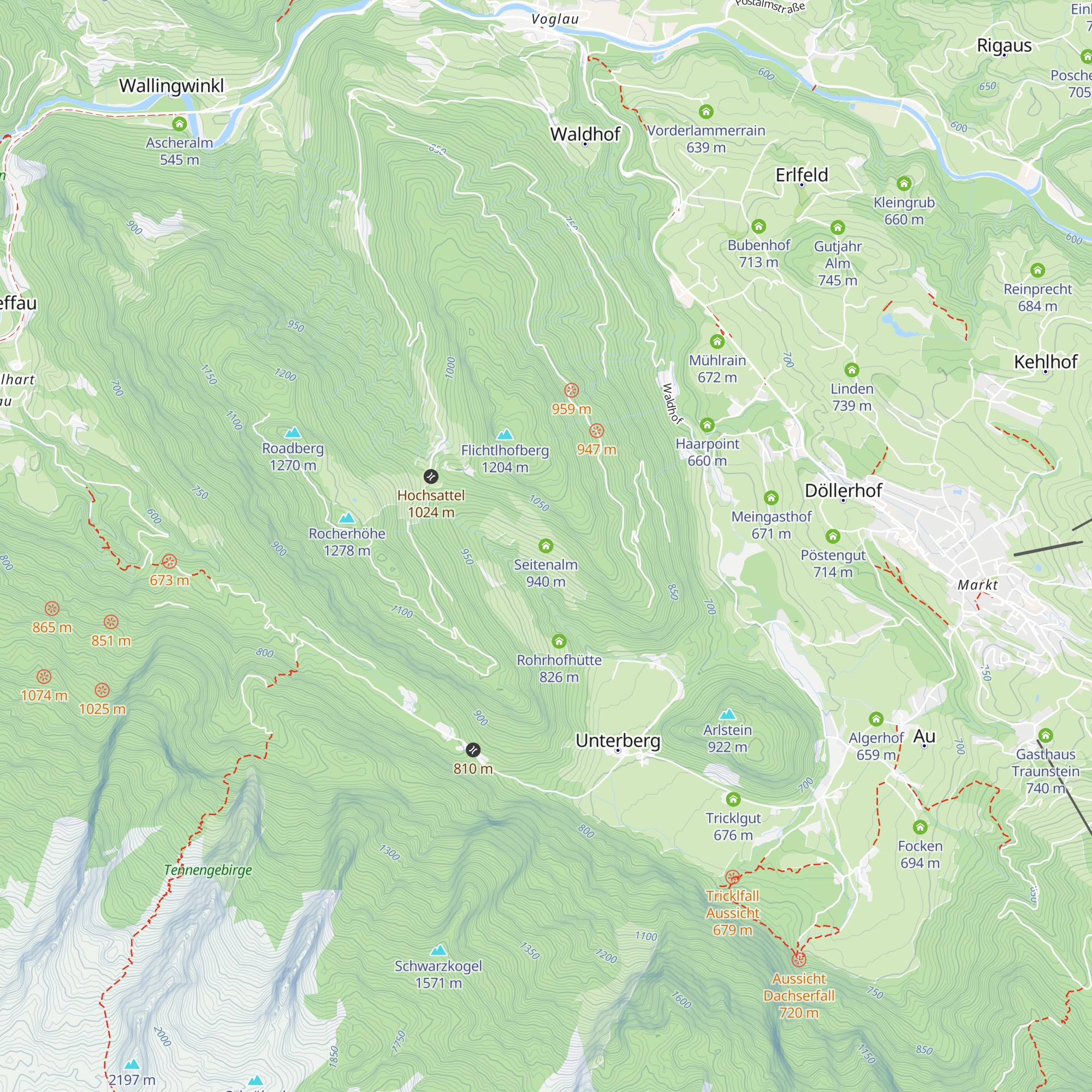 Seitenalm map