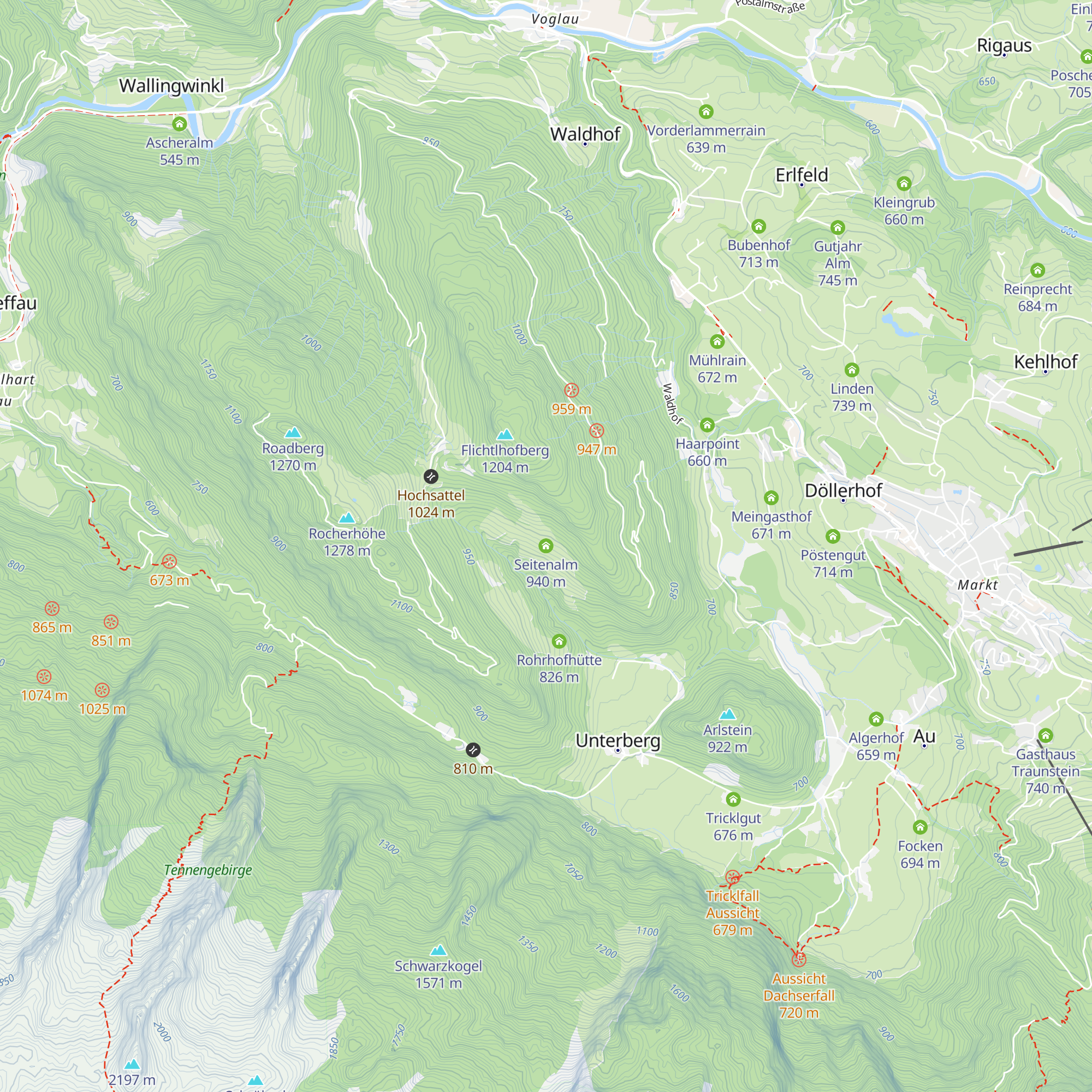 Seitenalm map