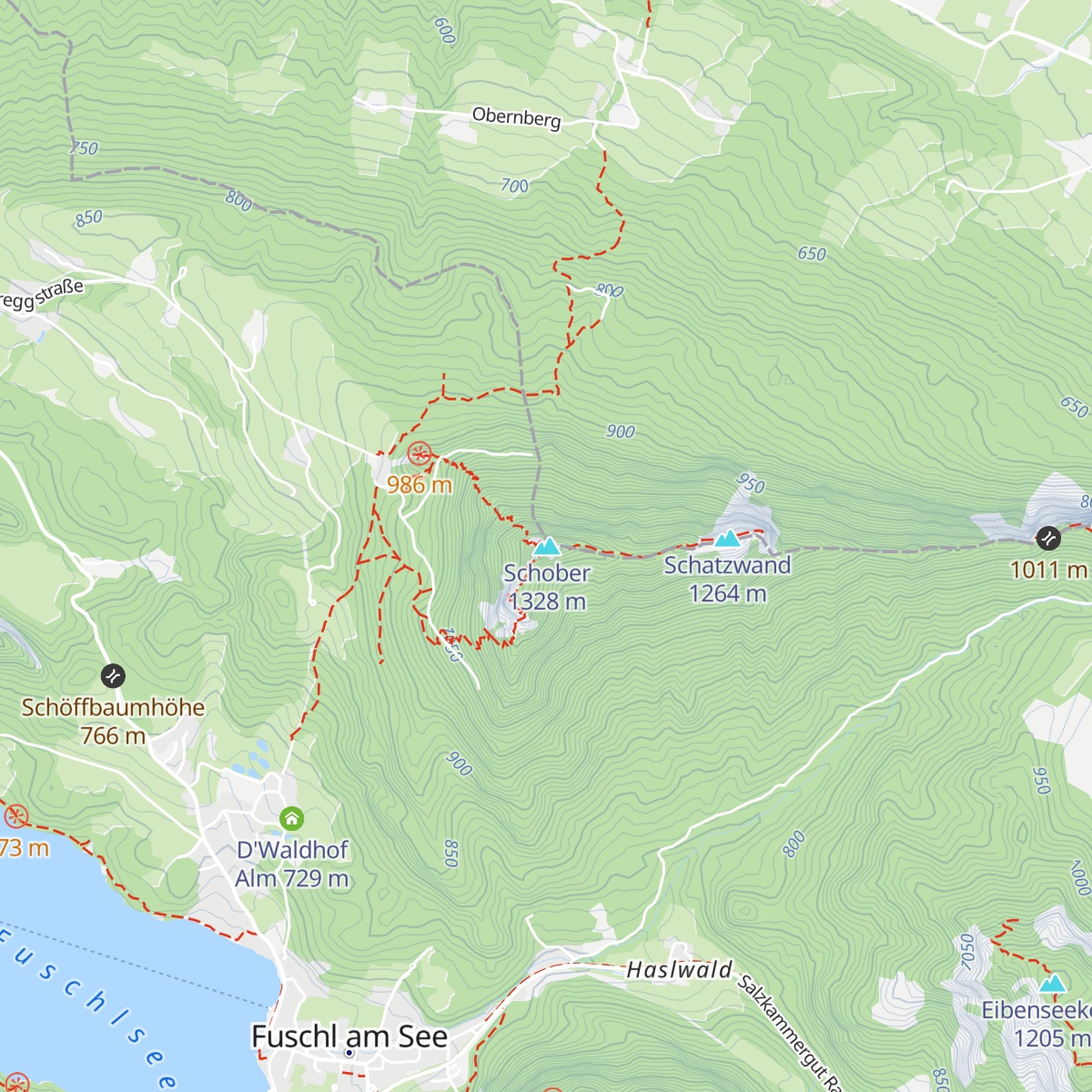 Schoberhütte map
