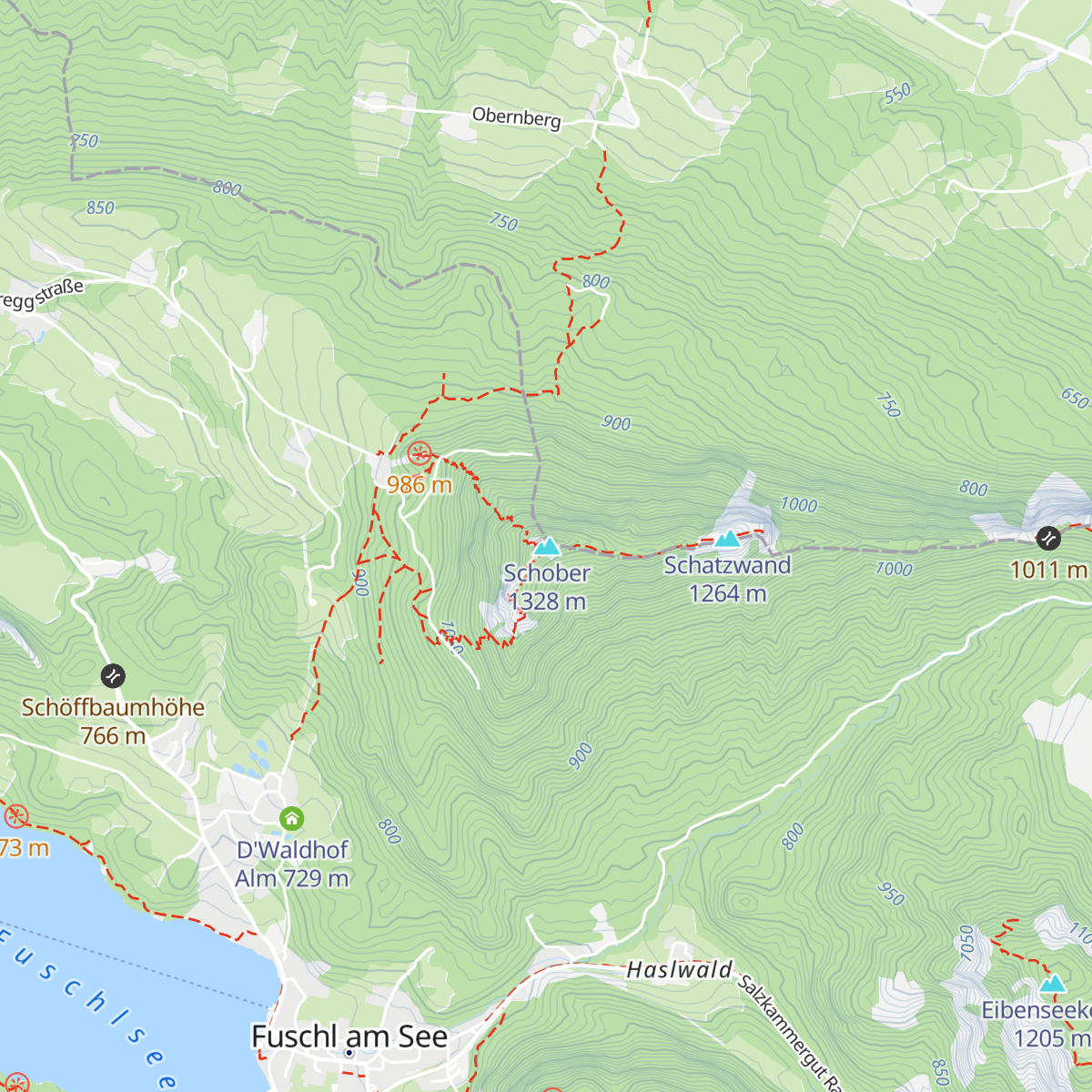 Schoberhütte map