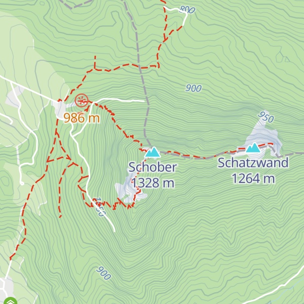Map of Schoberhütte