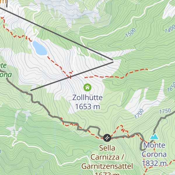 Map of Zollhütte
