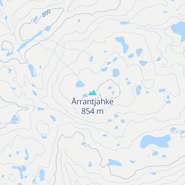 Map of Årrantjahke