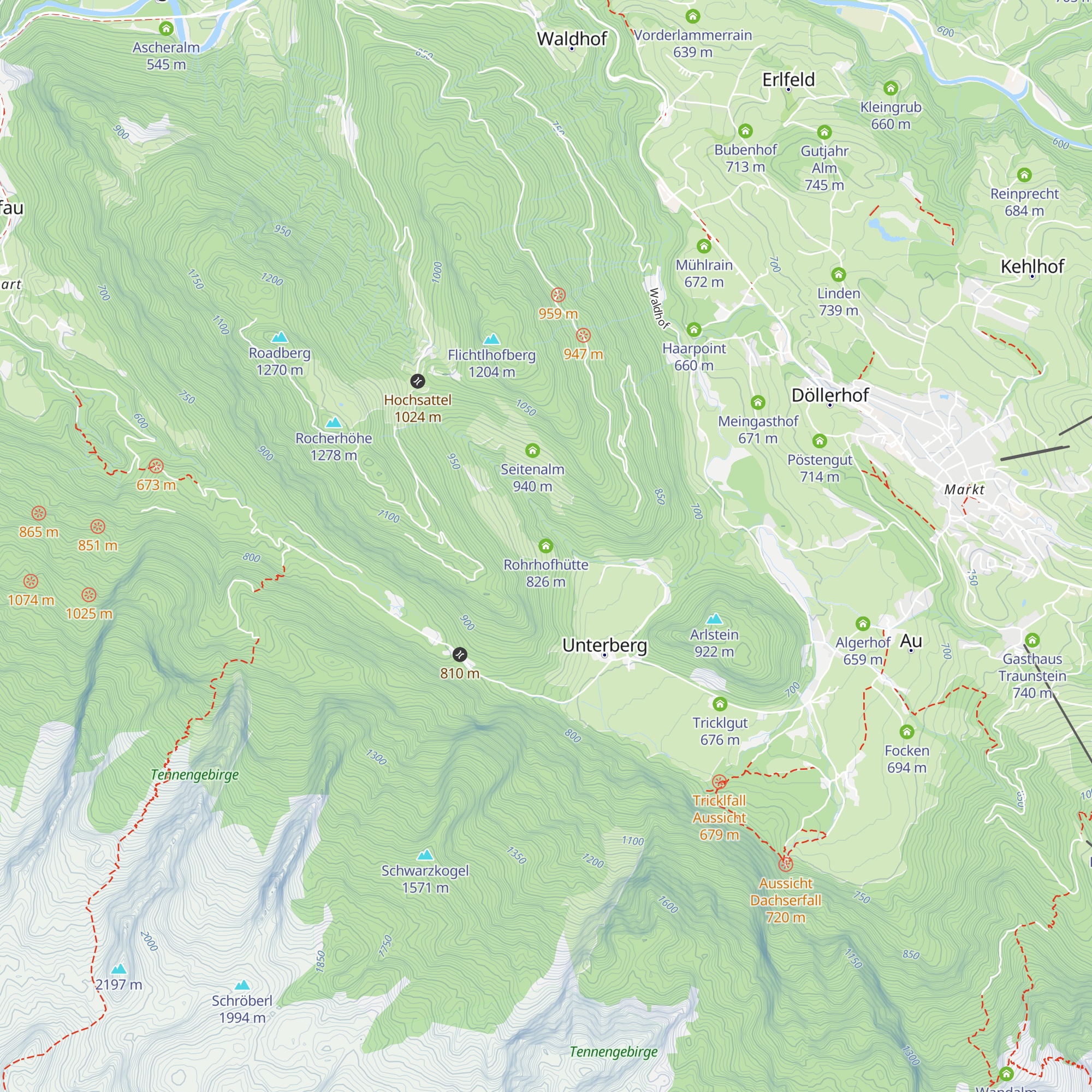 Rohrhofhütte map