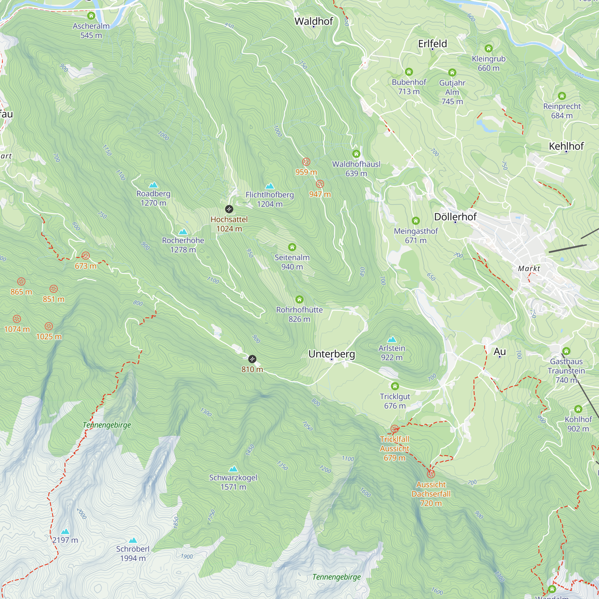 Rohrhofhütte map