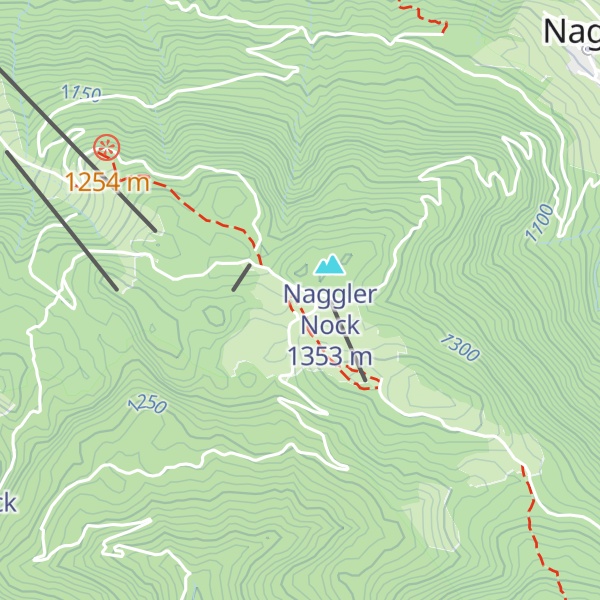 Map of Naggler Alm