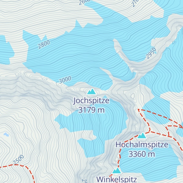 Map of Jochspitze