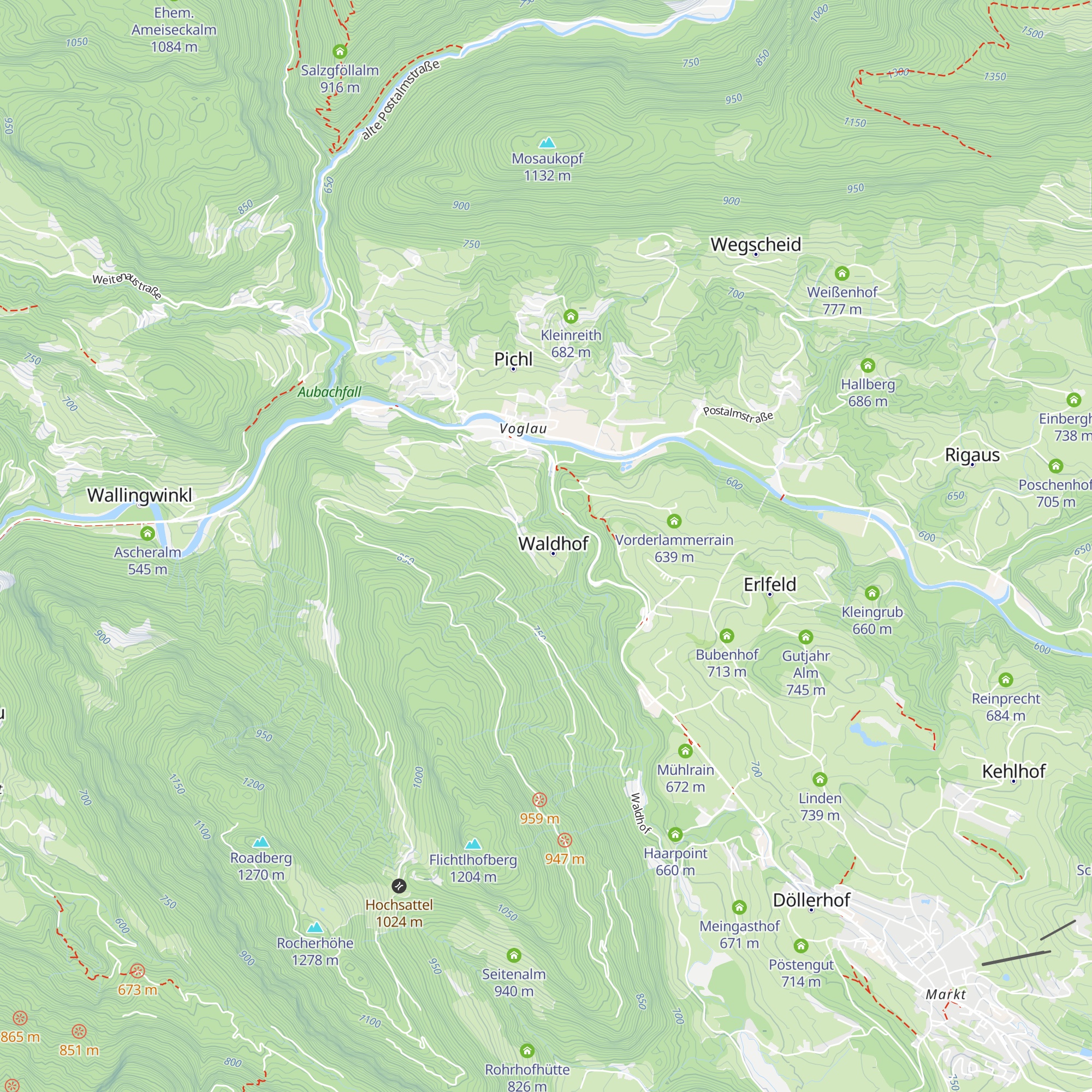 Kleingrillberg map