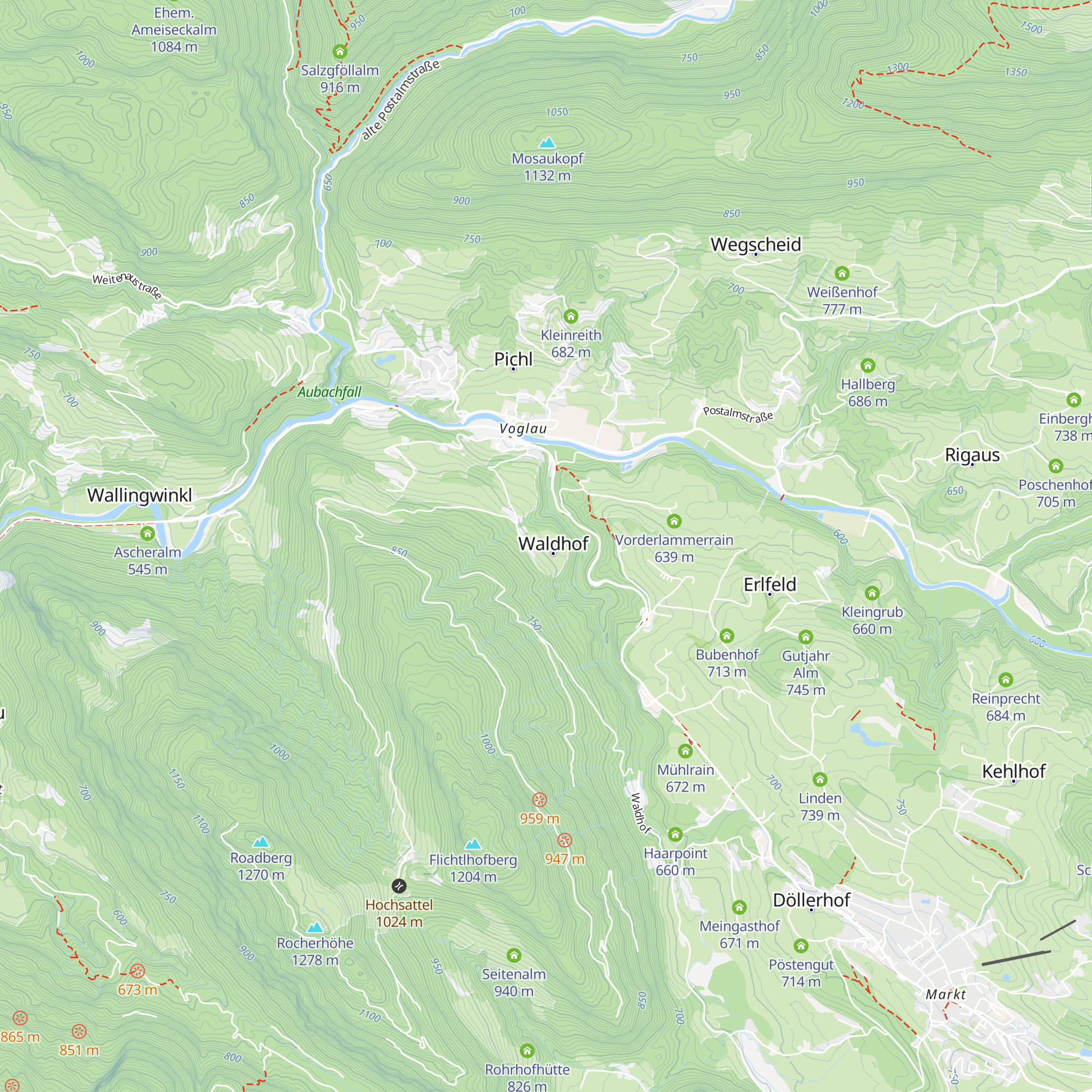 Kleingrillberg map