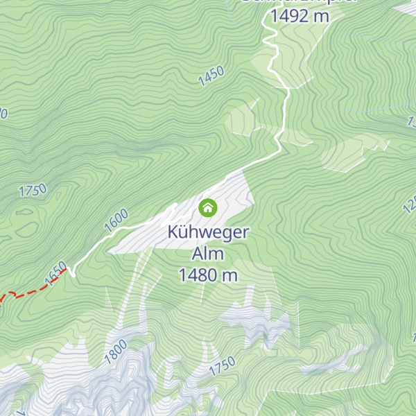 Map of Kühweger Alm