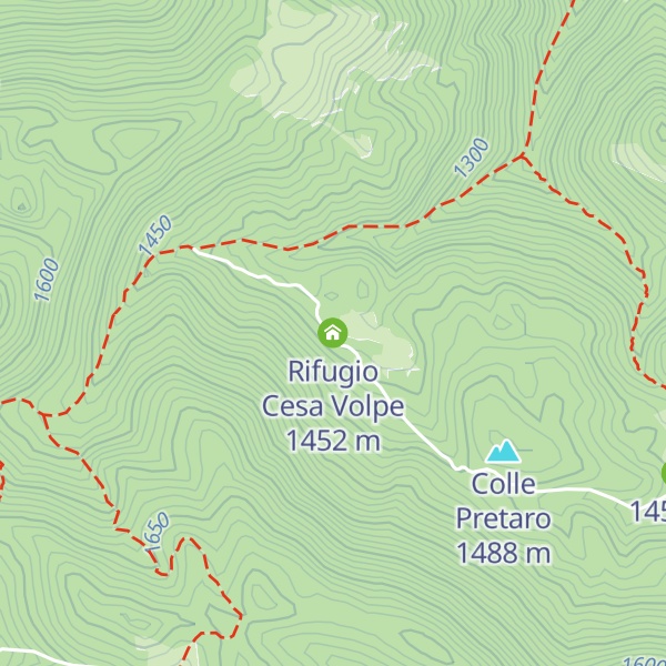 Map of Rifugio Cesa Volpe