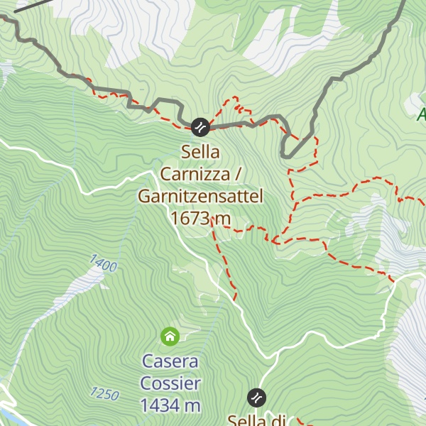Map of Casera For - Kronalm