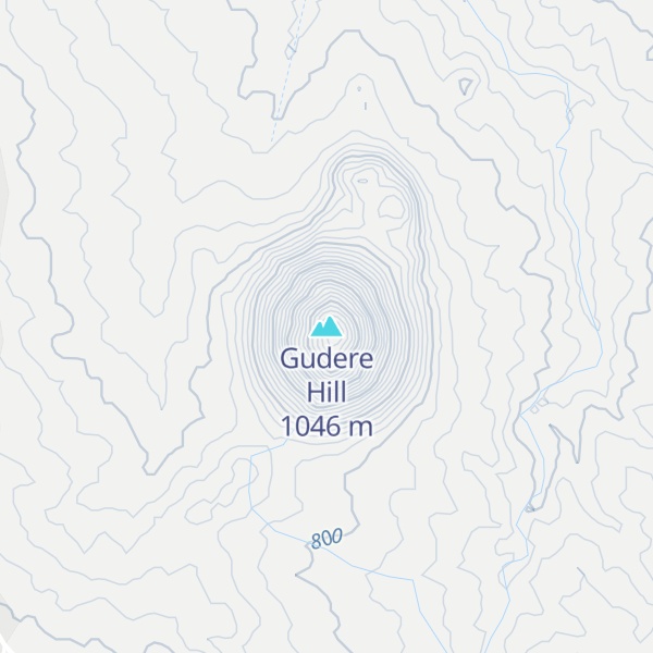 Map of Gudere Hill
