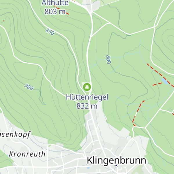 Map of Hüttenriegel
