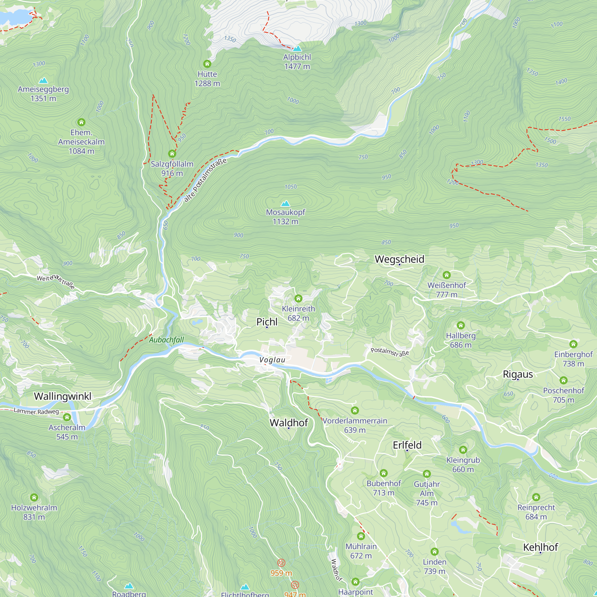 Kleinreith map
