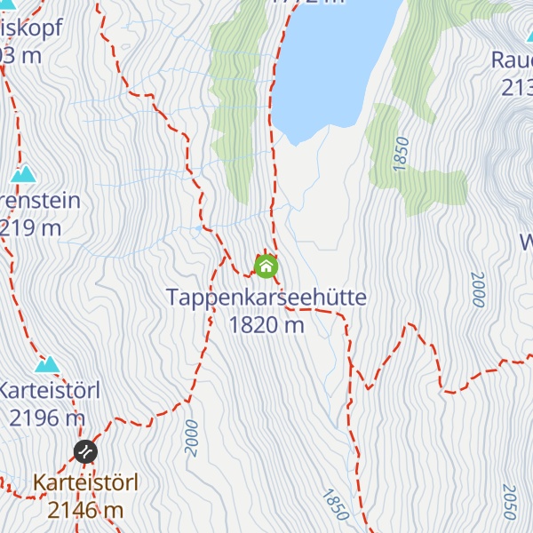 Map of Tappenkarseehütte