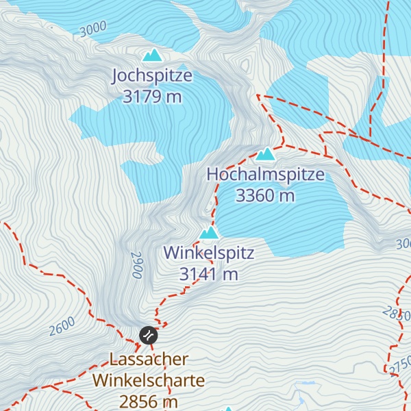 Map of Winklspitz