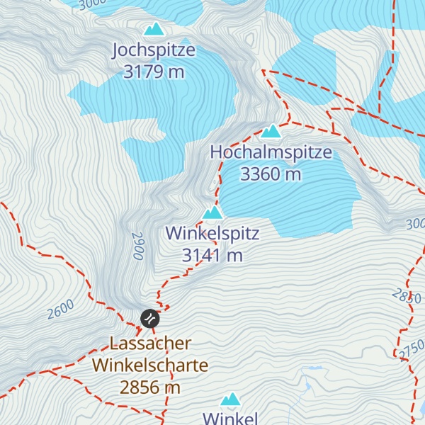 Map of Winkelspitz
