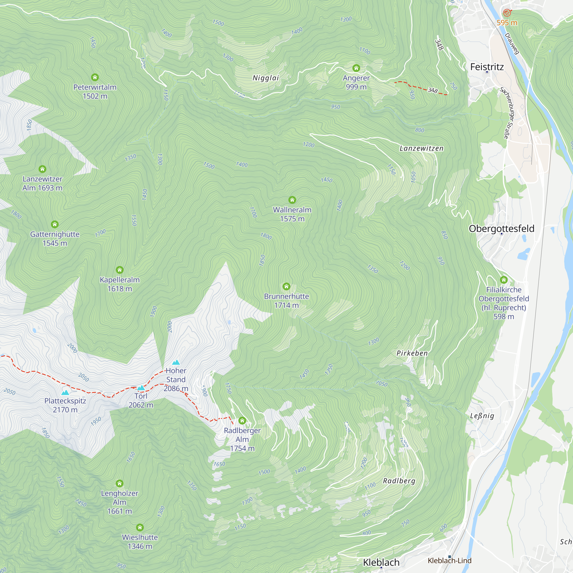 Brunnerhütte map