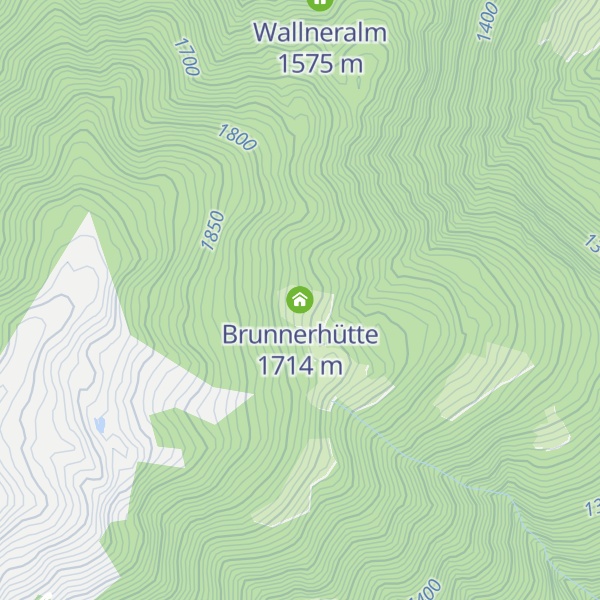 Map of Brunnerhütte