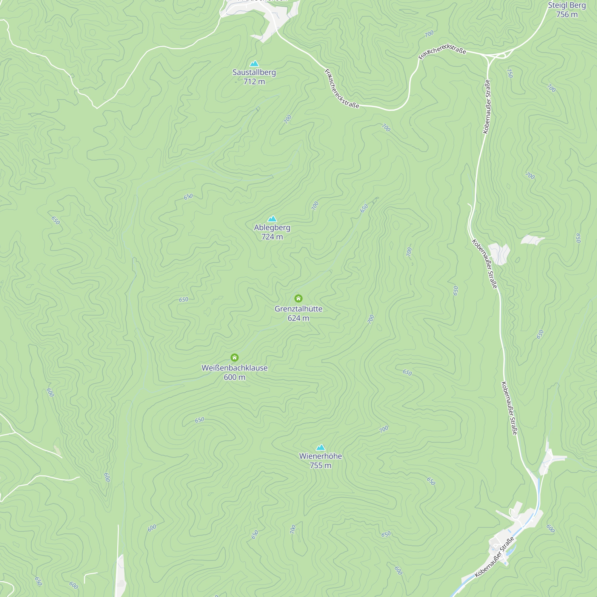 Grenztalhütte map