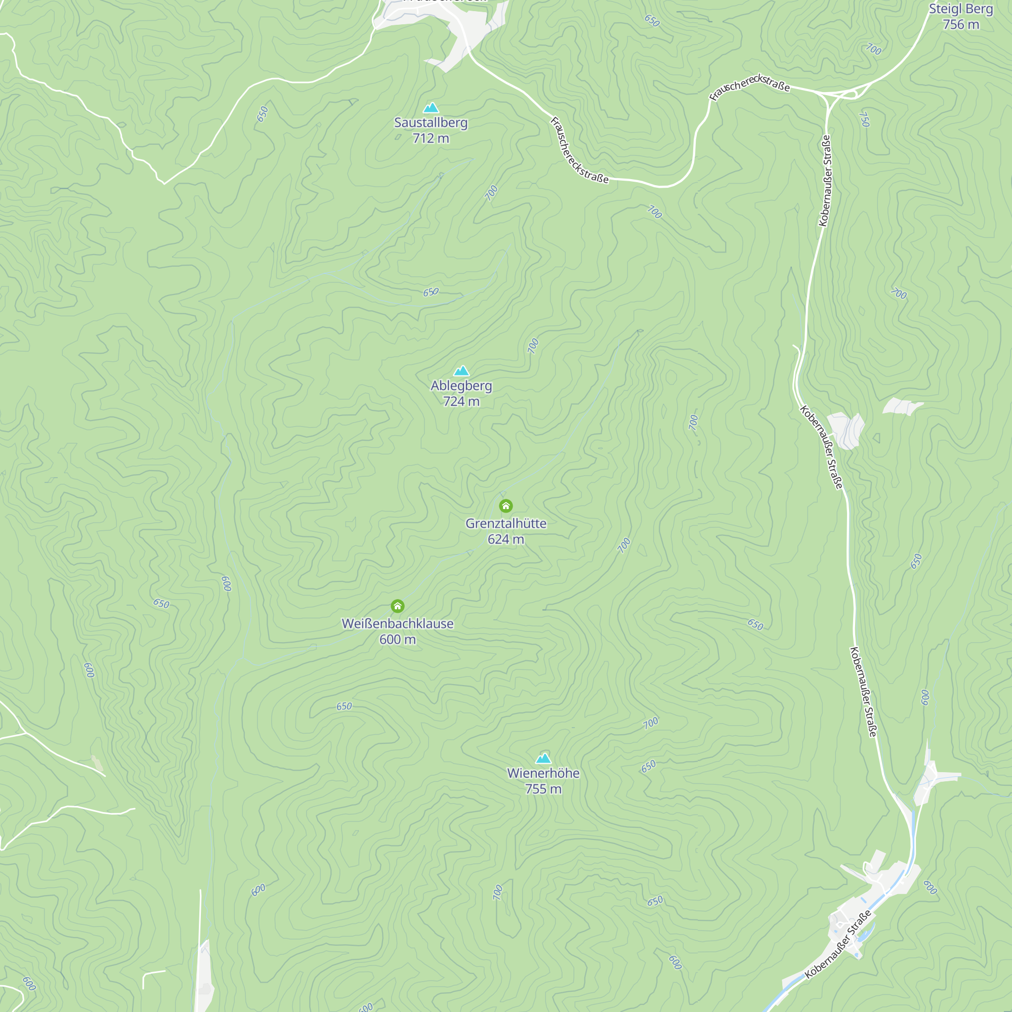Grenztalhütte map