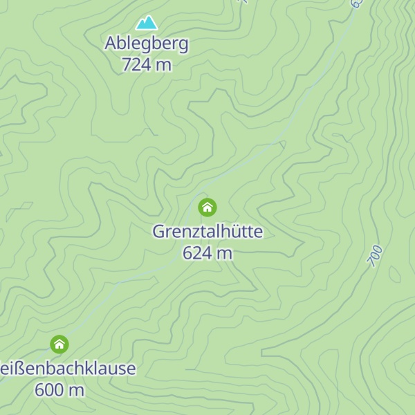 Map of Grenztalhütte