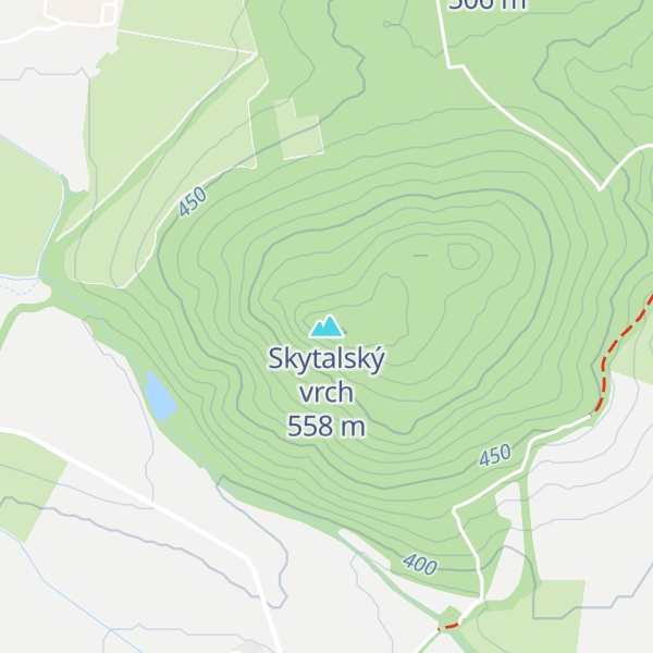 Map of Skytalský vrch
