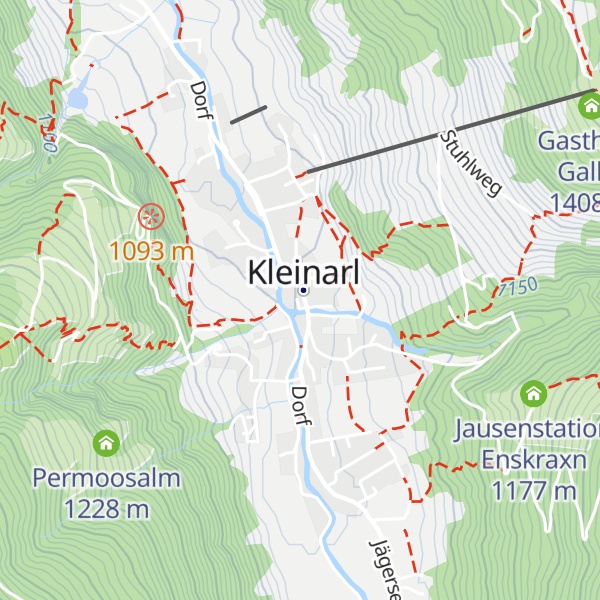 Map of Tourismusverband Kleinarl