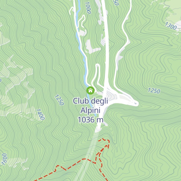 Map of Club degli Alpini