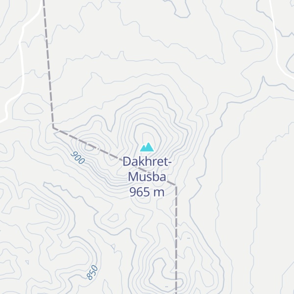 Map of Dakhret-Musba