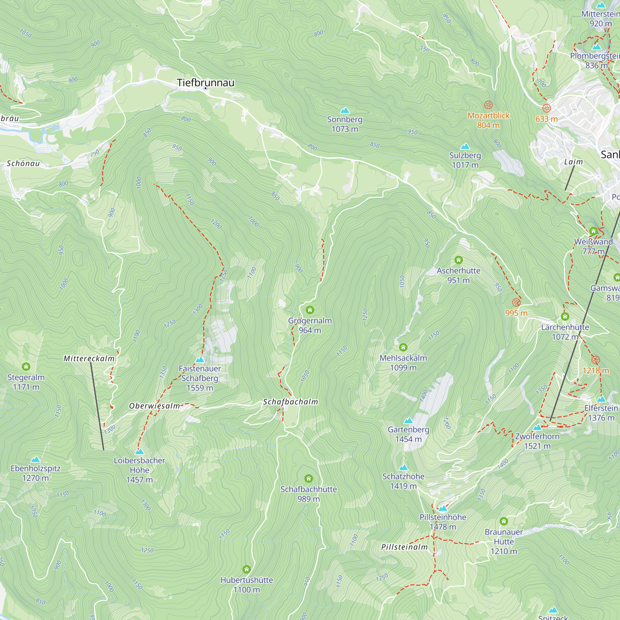 Grögernalm map