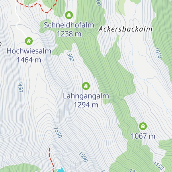Map of Lahngangalm