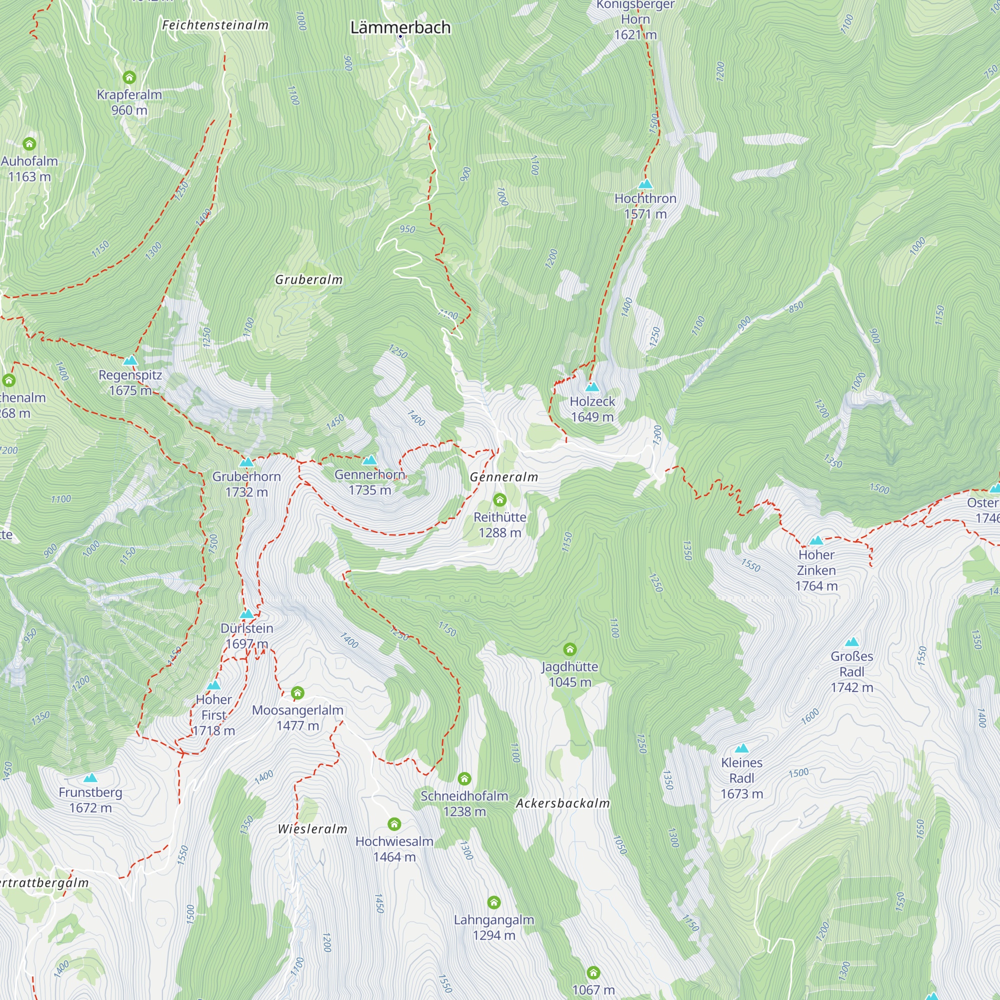 Reithütte map