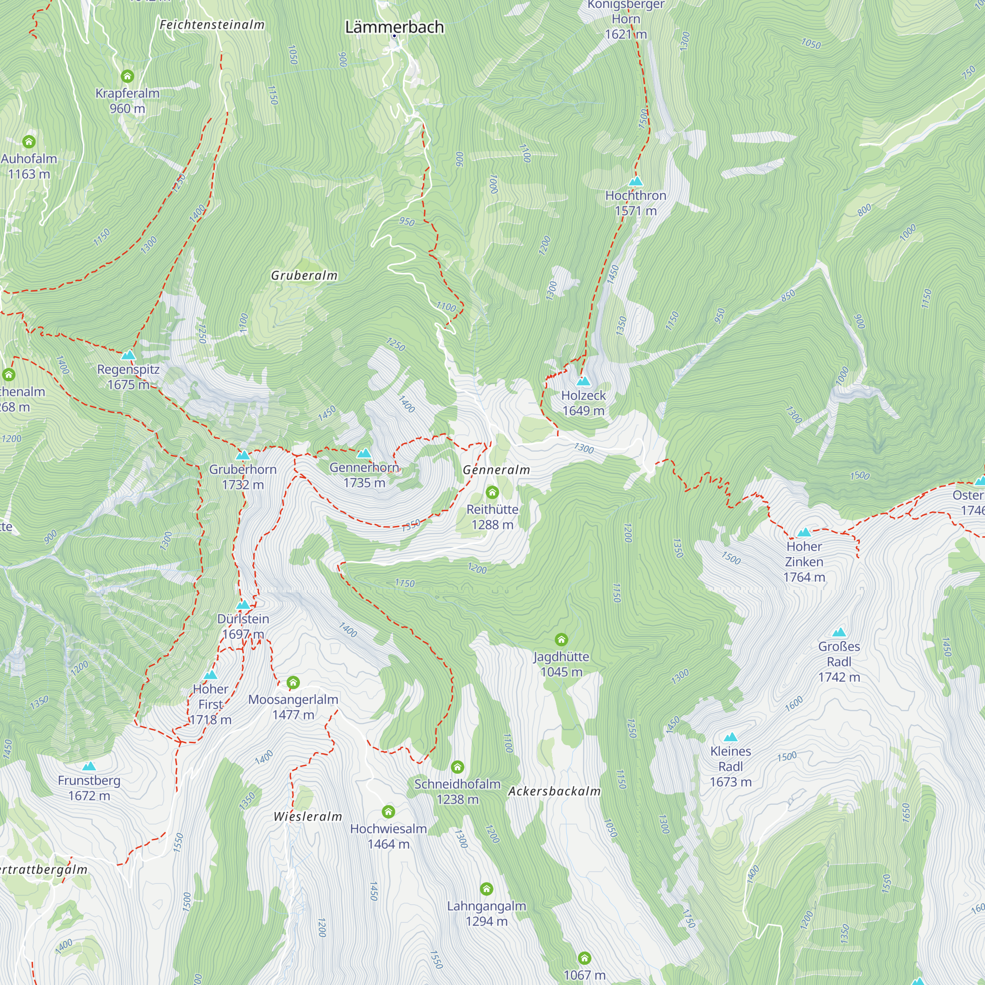 Reithütte map