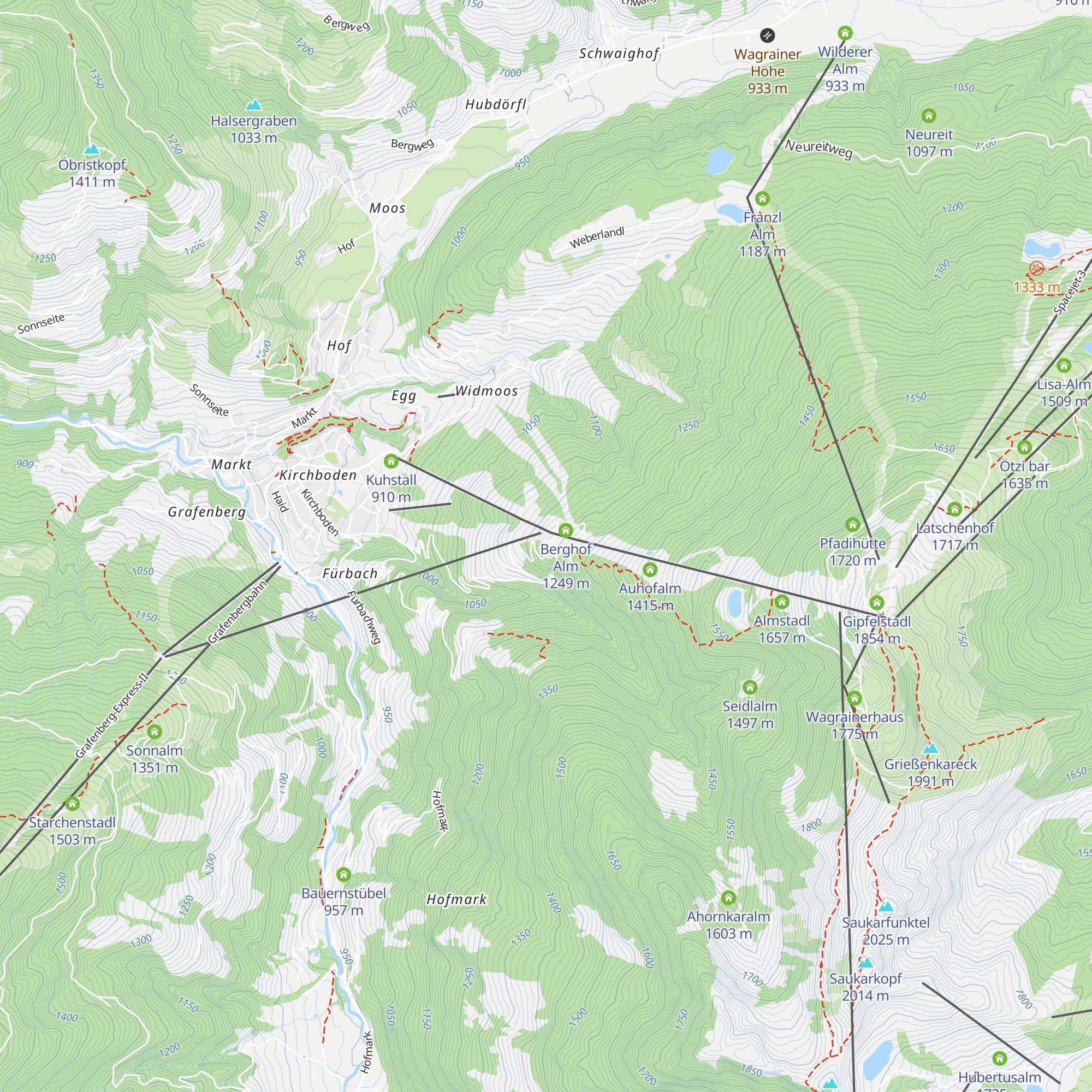 Hotel Berghof map