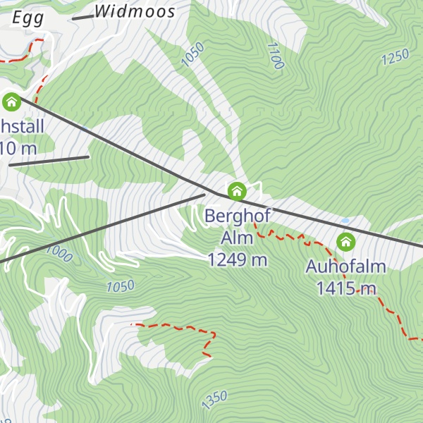 Map of Hotel Berghof