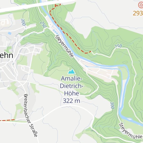 Map of Amalie-Dietrich-Höhe